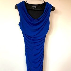 Cobalt blue fitted dress